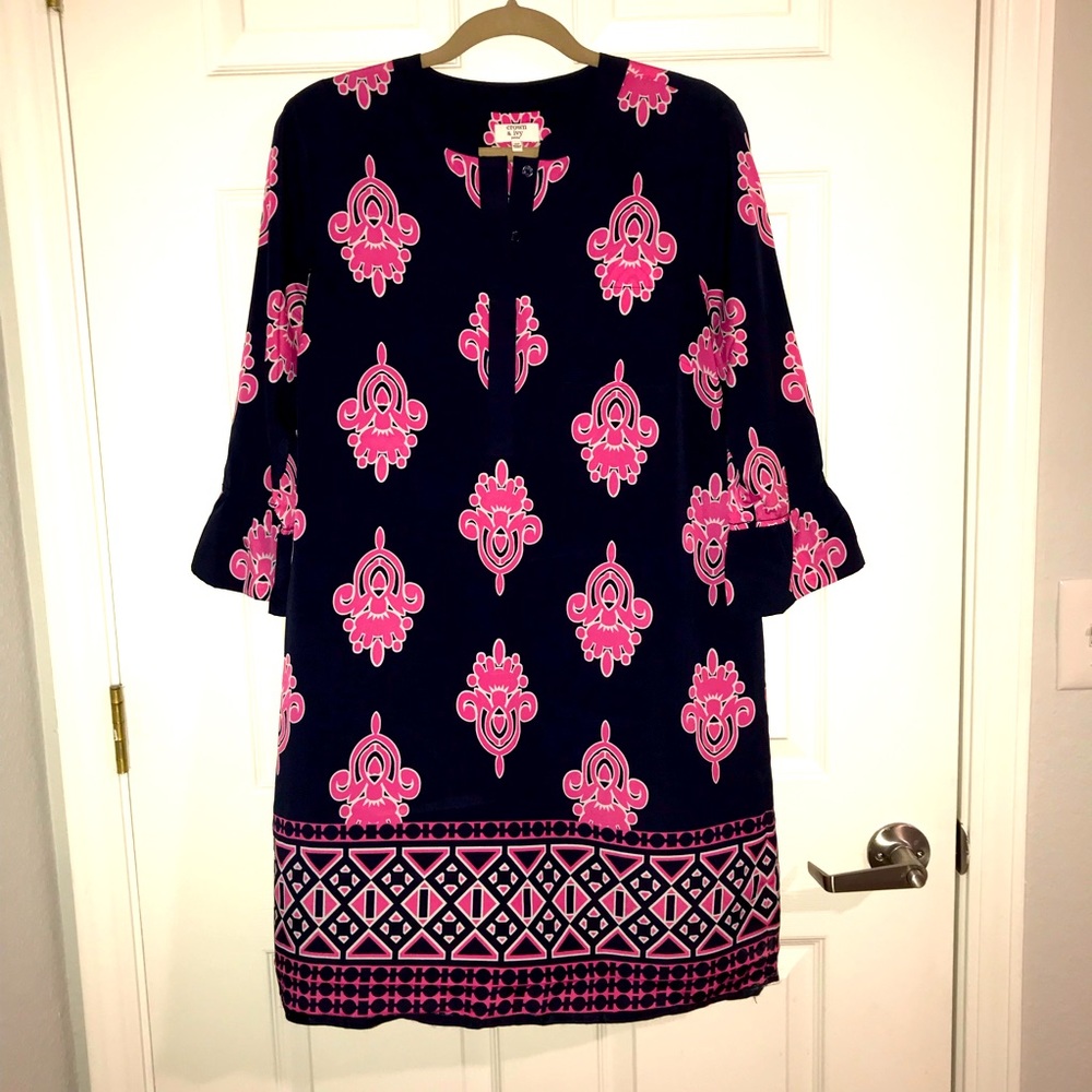 12P, navy/pink/white